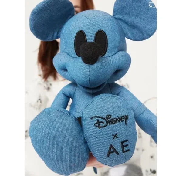 Denim Mickey Mouse X AE Special Edition Plush Doll - Picture 2 of 14